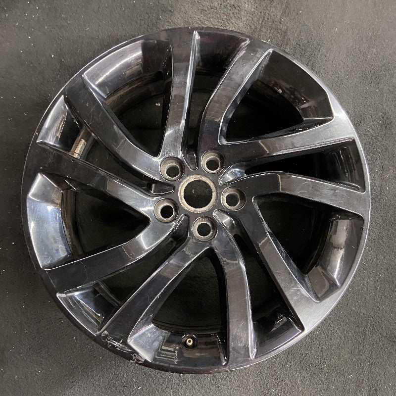 20″ DISCOVERY 17-20 20×8.5 alloy 5 spoke slanted V black Original OEM Wheel Rim