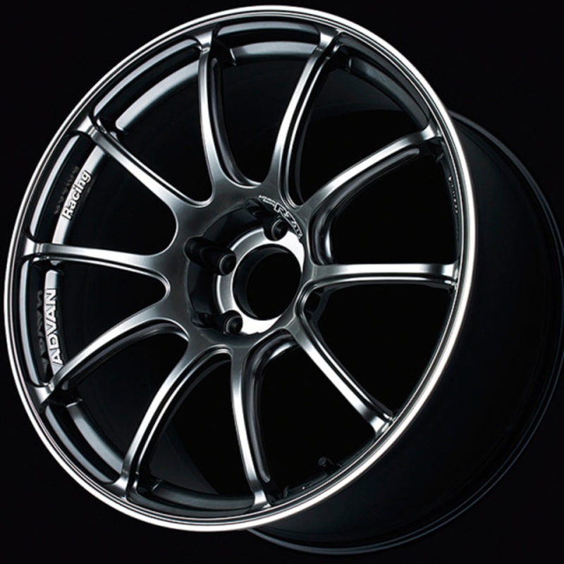 Advan RZII Wheel – 18×9.0 +50 | 5×112 | Racing Hyper Black & Ring