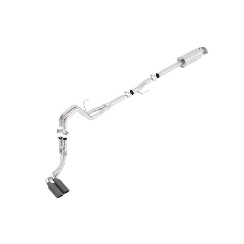 Borla 15-20 Ford F-150 3.5L EcoBoost Ext. Cab Std. Bed Black Chrome CB Exhaust ATAK Truck Side Exit