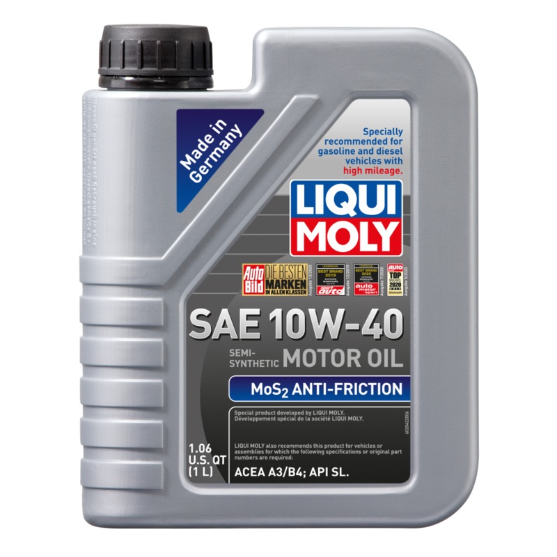 LIQUI MOLY 1L MoS2 Anti-Friction Motor Oil 10W-40