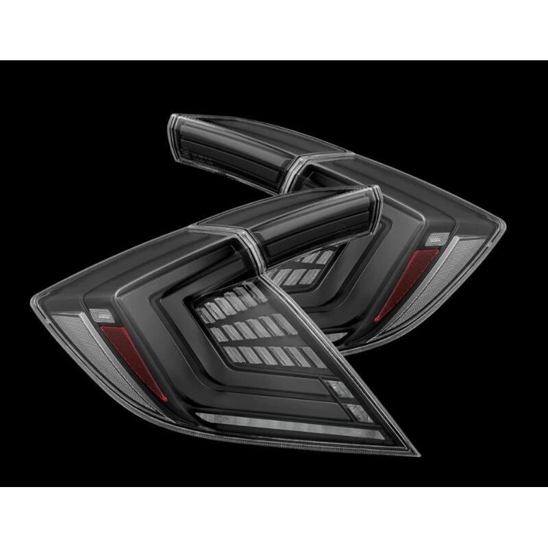 Nova-Series LED Tail Lights (Pair) – Alpha Black 2016-2021 Honda Civic