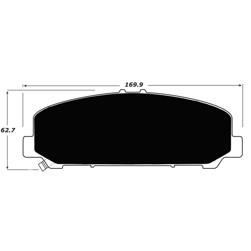 Porterfield Brake Pads for 2008 NISSAN ARMADA