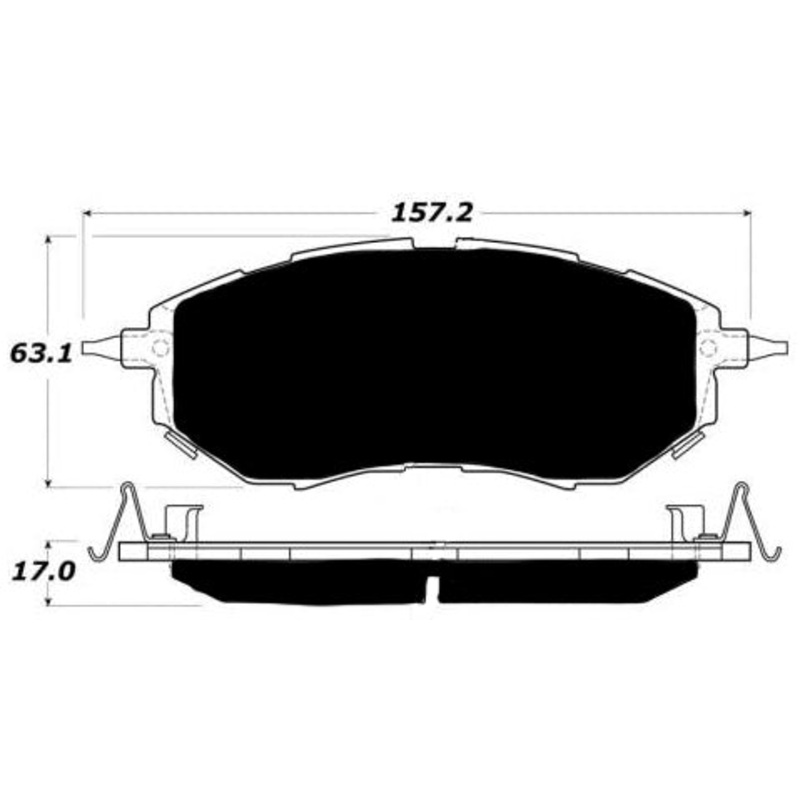 Porterfield Brake Pads for 2015 SUBARU LEGACY OUTBACK/WAGON 3.6R
