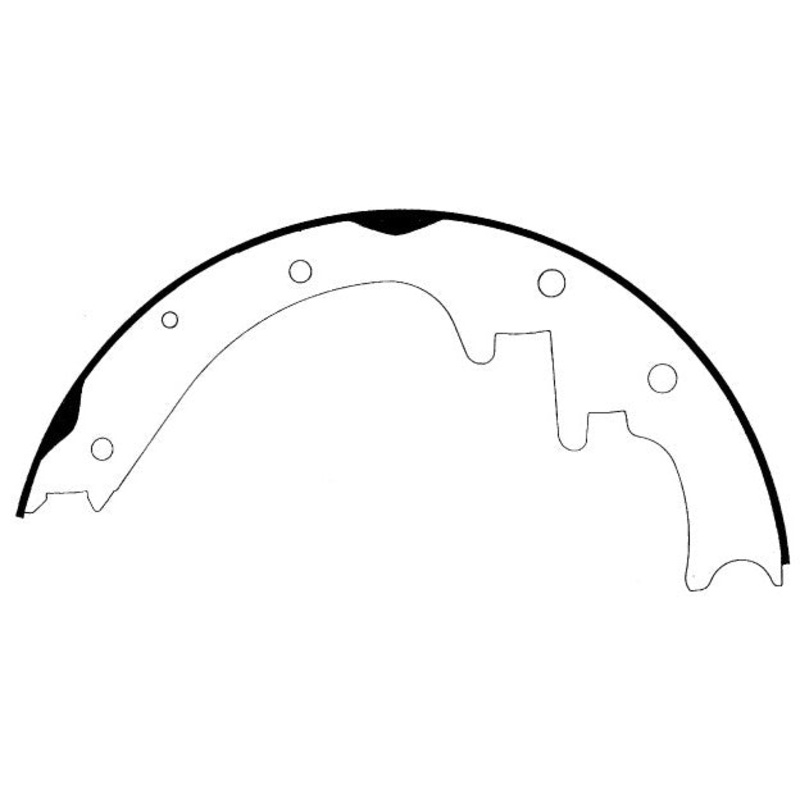 Porterfield Brake Shoes for 1996 JEEP CHEROKEE with 10″ Rear Shoe