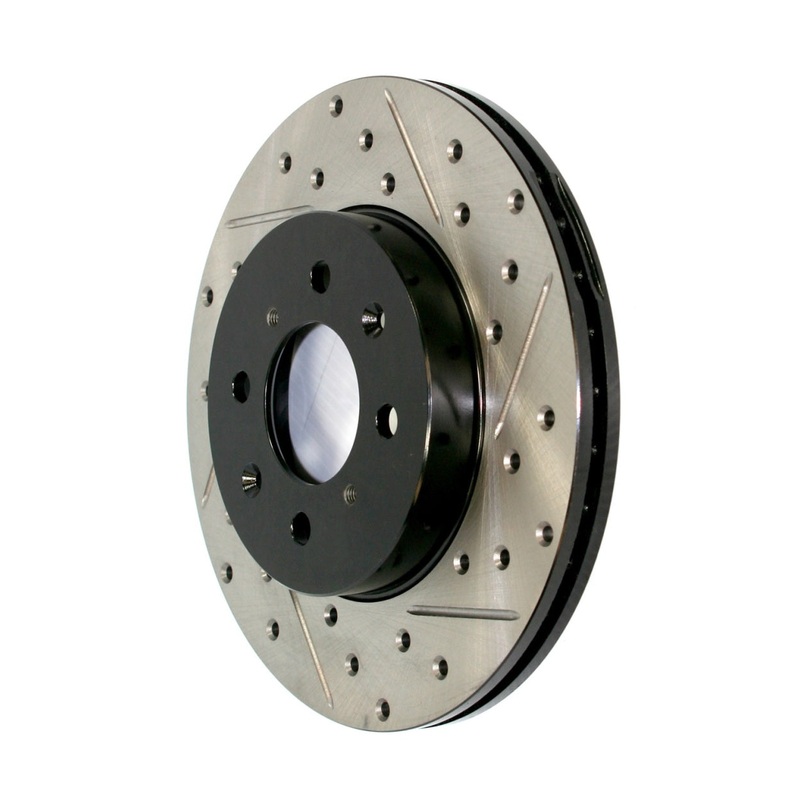 StopTech 10-12 Range Rover Land Rover Slotted & Drilled Sport Brake Rotor – Rear Right