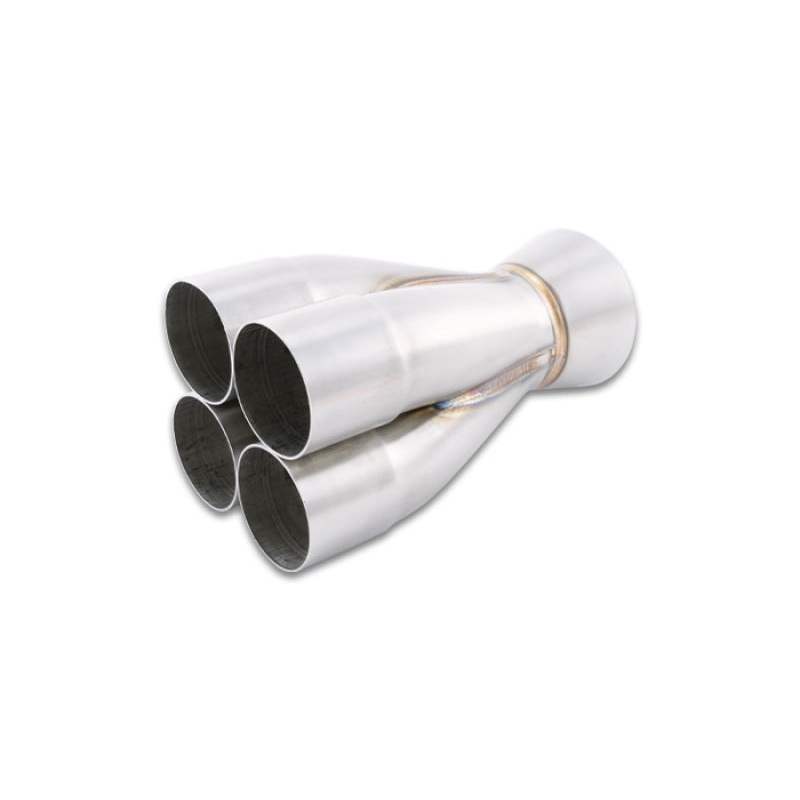 Vibrant 4-1 Merge Collector 2.375in Inlet I.D. Merge O.D. – 3.50in Outlet O.D. – 4.00in