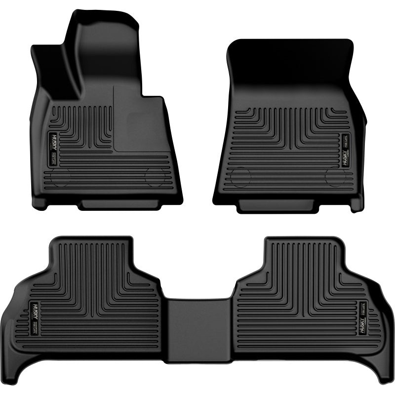 Husky Liners 19-23 BMW X5 Weatherbeater Black Front & 2nd Seat Floor Liners