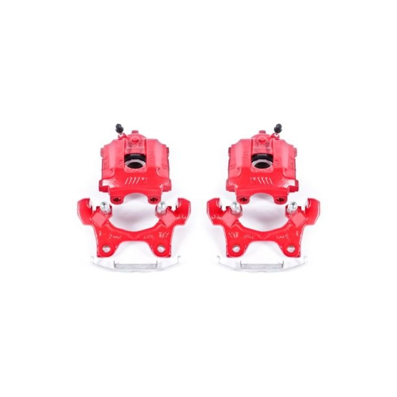 PowerStop Power Stop 95-99 BMW M3 Rear Red Calipers w/Brackets – Pair