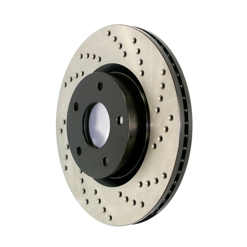 StopTech 11-15 Audi A8 Quattro Drilled Sport Left Rear Rotor