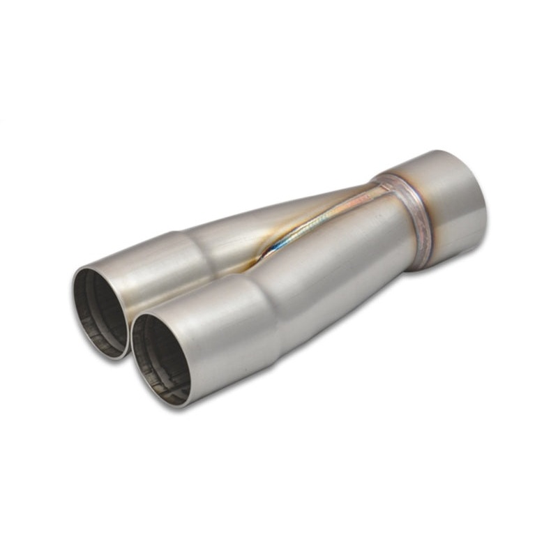 Vibrant 2-1 SS Merge Collectors (1-5/8in Inlet Slipover ID 2in Outlet OD) – Sold Individually