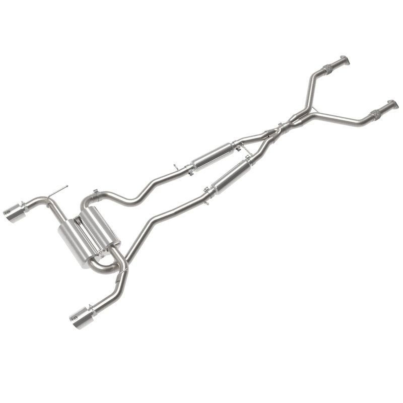 aFe Takeda 2.5″ Stainless Steel Cat-Back Exhaust System | 2014-2015 Infiniti Q50 3.7L (49-36136)