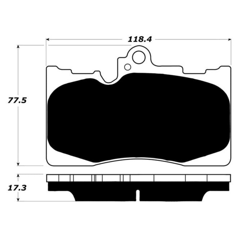 Porterfield Brake Pads for 2010 LEXUS GS 450H Hybrid