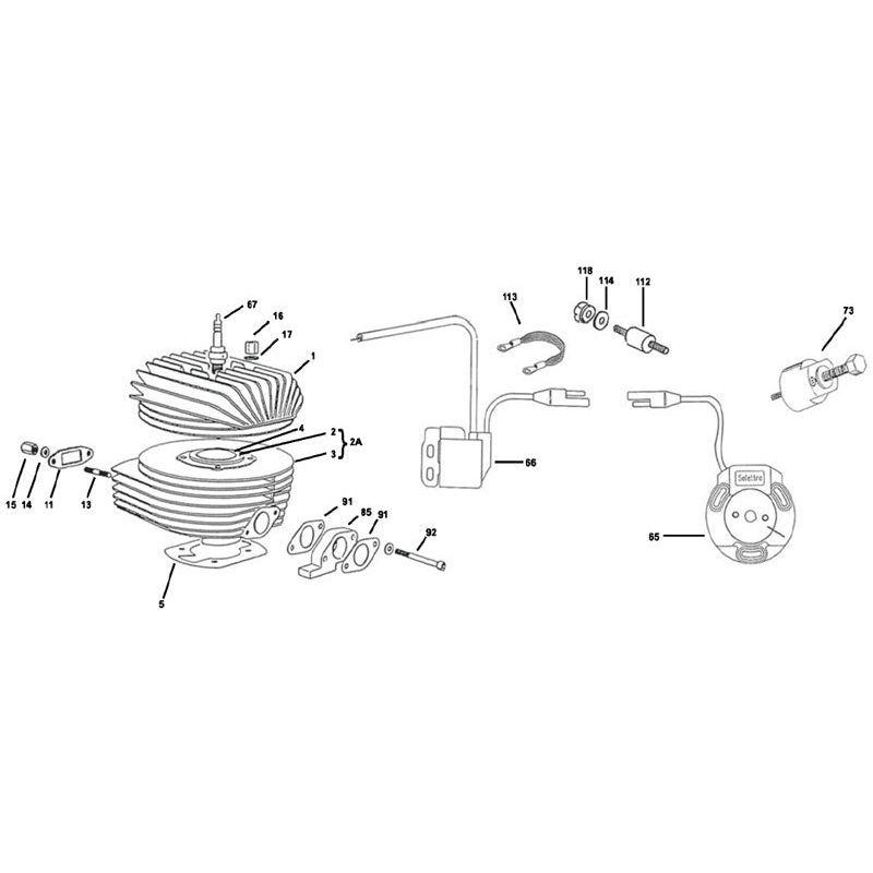 113. 992212 KPV Ground Cable for Coil