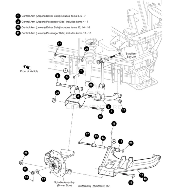 Control Arm (Upper) (Driver Side) Includes Items 3 5 – 7 by Arctic Cat