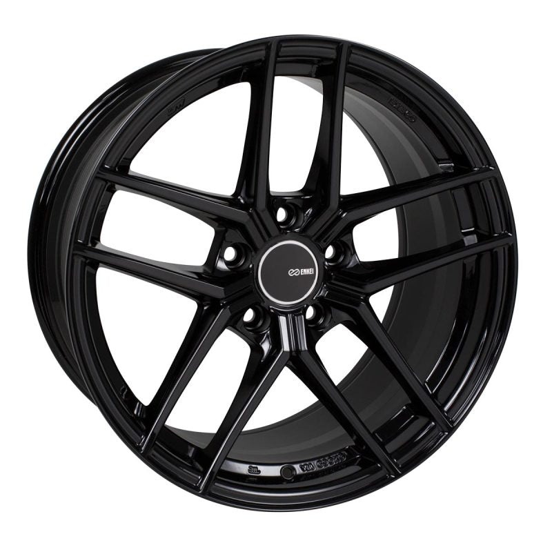 Enkei TY-5 18×9.5 5×100 45mm offset 72.6mm Bore Black