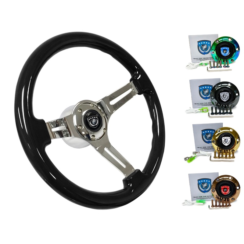 Mazda MX-3 Steering Wheel Kit | Black Ash Wood | ST3072