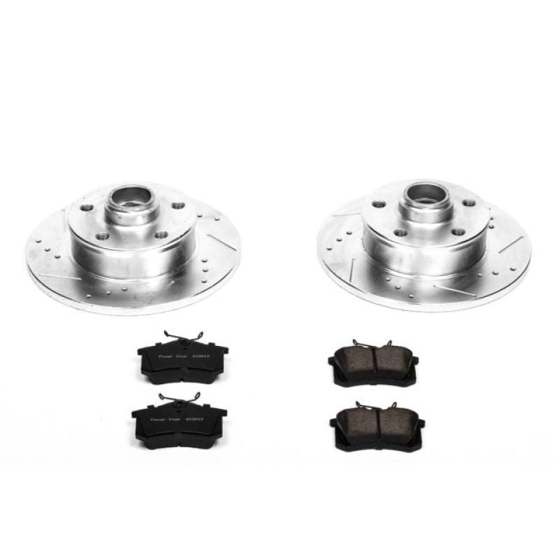 PowerStop Power Stop 92-95 Volkswagen Corrado Rear Z23 Evolution Sport Brake Kit
