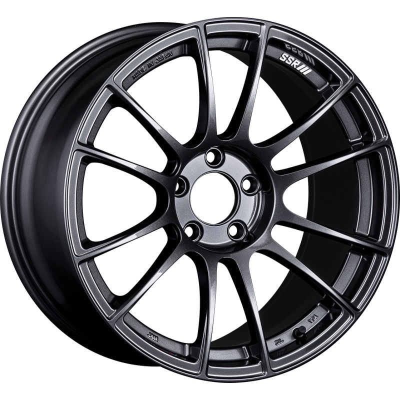 SSR GTX04 18×9.5 5×100 40mm Offset Dark Gunmetal Wheel