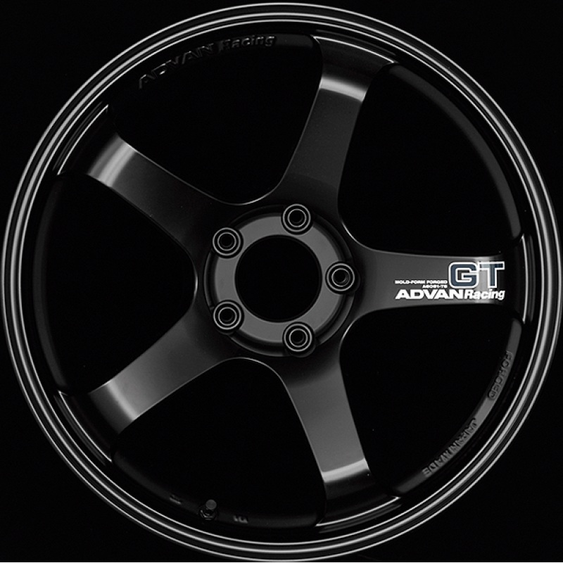 Advan GT 19×8.5 +42 5-112 Semi Gloss Black Wheel