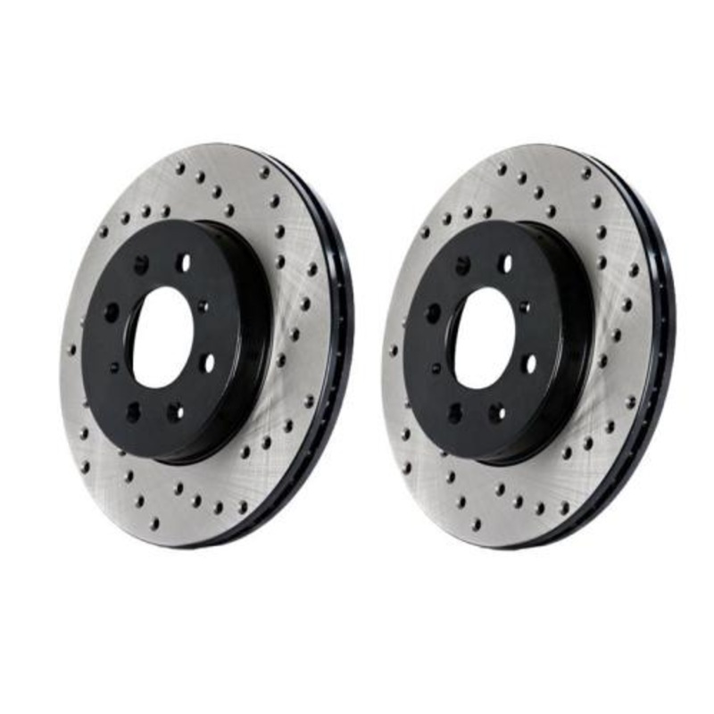 Stoptech 06-15 Mercedes Benz CLS550/E550 Front High Carbon Cryo Brake Rotor