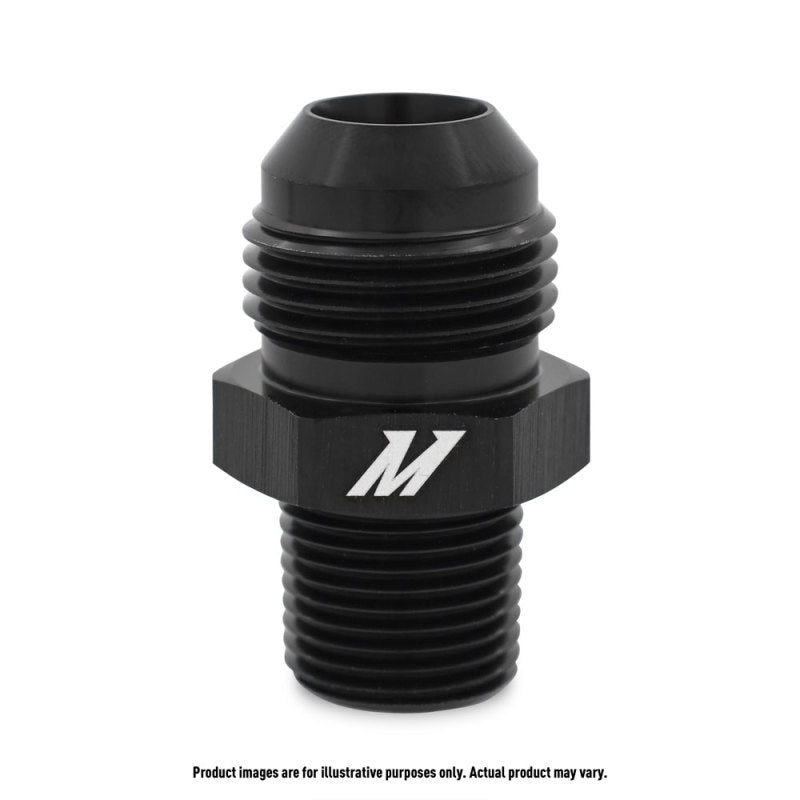 Mishimoto Aluminum -4AN to 1/4 NPT Fitting – Black