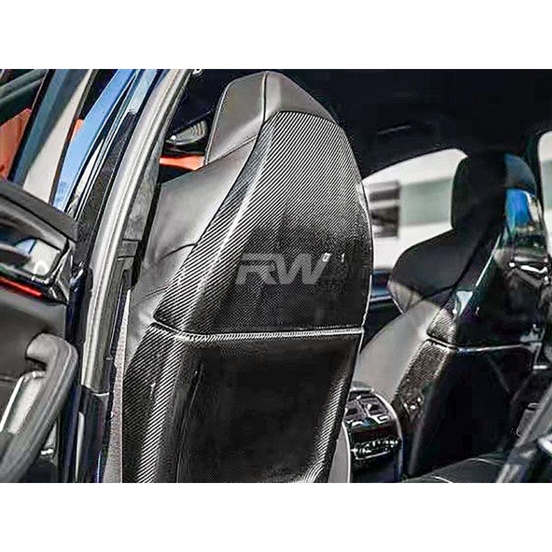 RW Carbon Carbon Fiber Seat Backs – BMW / F90 / M5