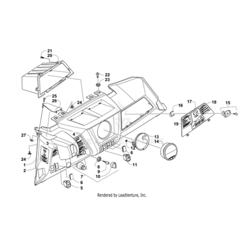 Ignition Switch -Start 09 Prlr (Rb 0609-936) (Inc. 8-10) by Arctic Cat
