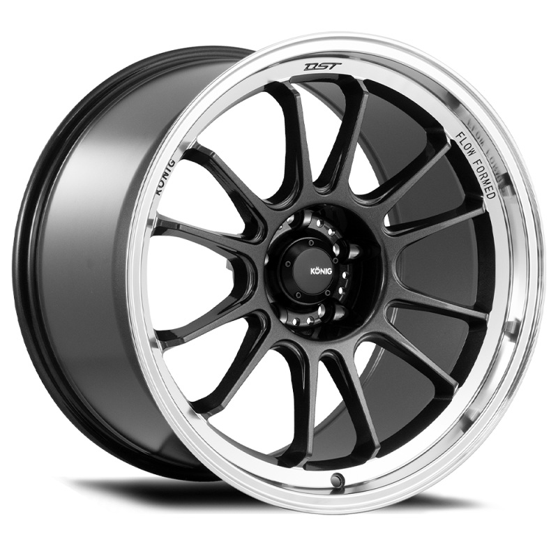 Konig Hypergram 15×8 4×100 ET35 Metallic Carbon w/ Machined Lip