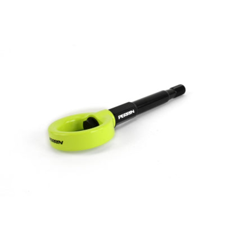 Perrin 08-14 Subaru WRX/STI Hatchback Tow Hook Kit (Rear) – Neon Yellow