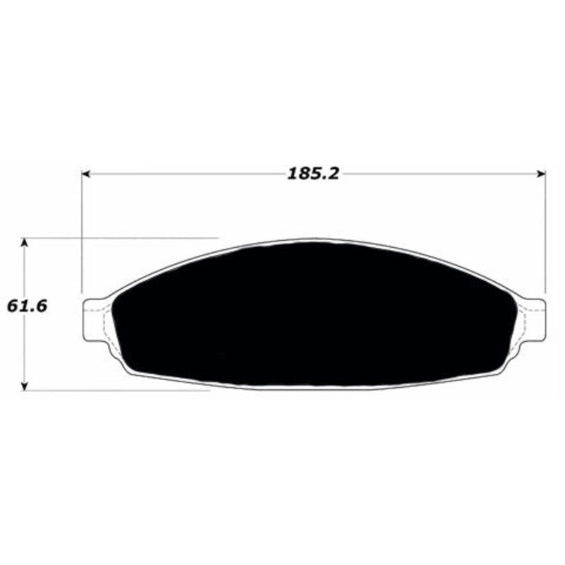 Porterfield Brake Pads for 2007 FORD CROWN VICTORIA