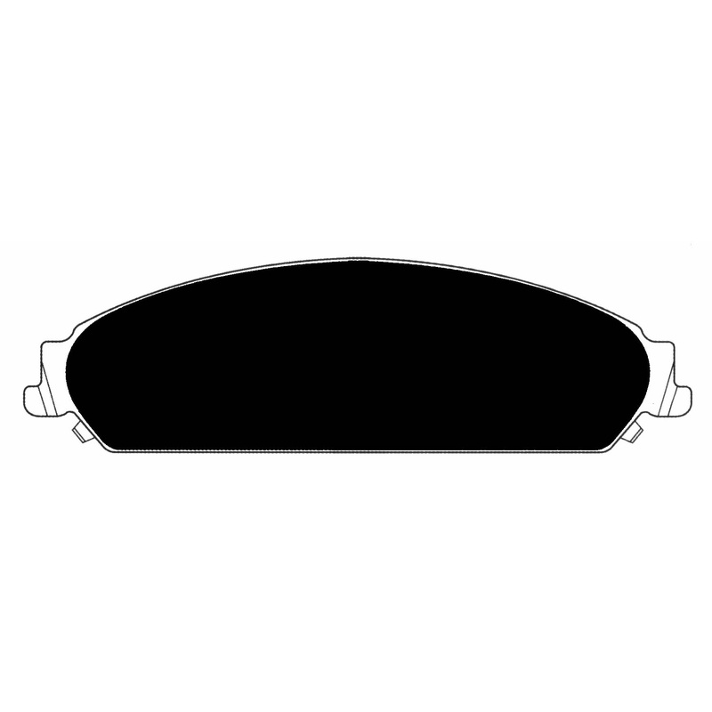 Porterfield Brake Pads for 2008 DODGE CHARGER Pursuit (Police)