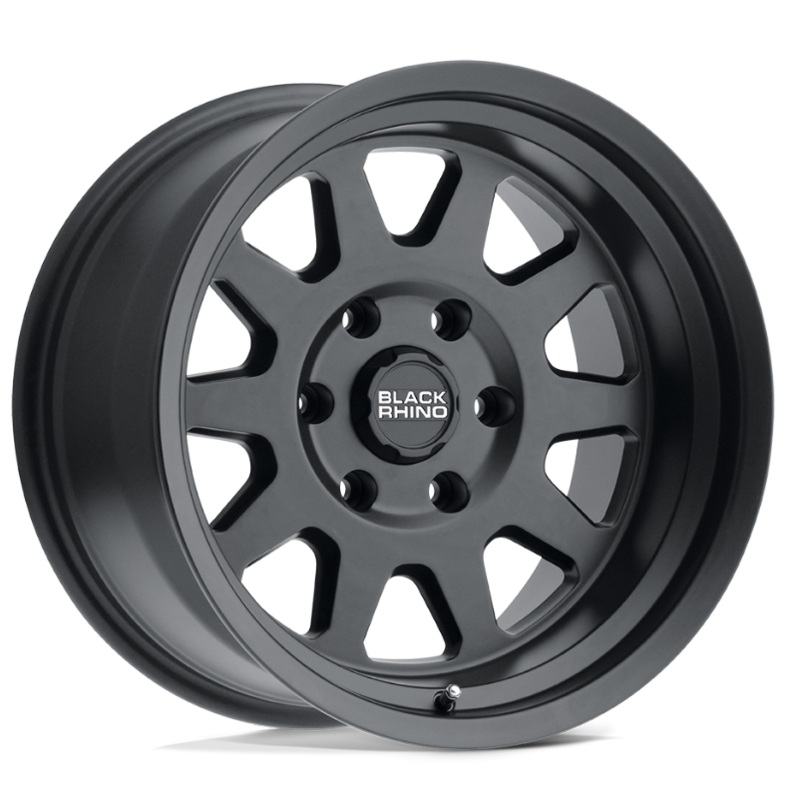 17×9.0 Black Rhino Stadium Matte Black