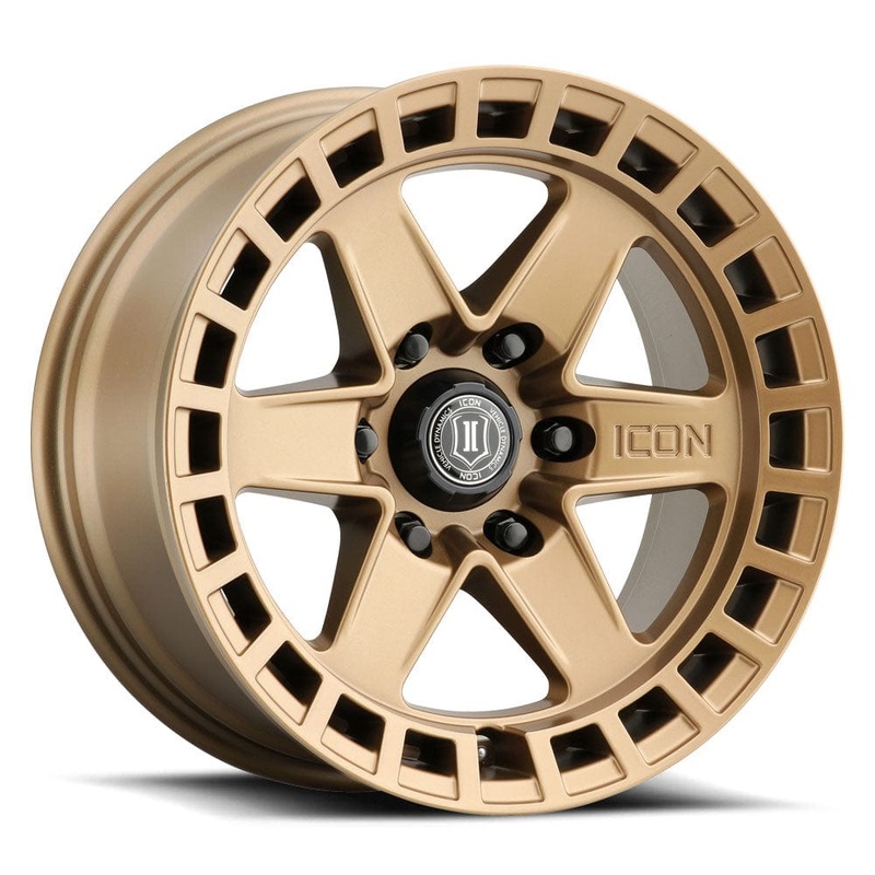 ICON Alloys Raider 17″ 6×120 Satin Brass