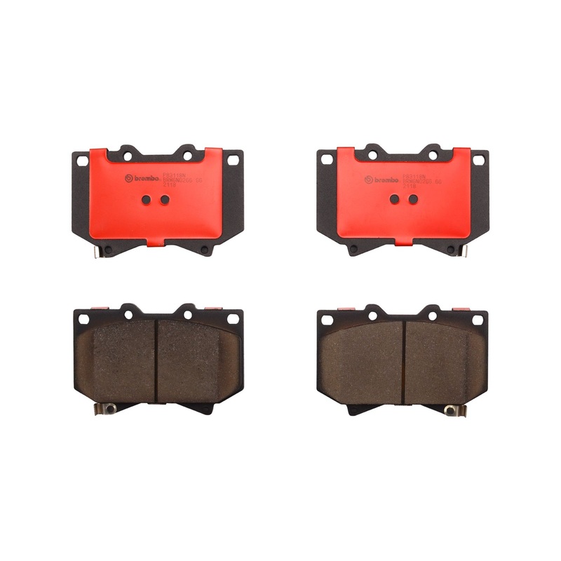 PRIME Ceramic Front Disc Brake Pad Set – P83118N