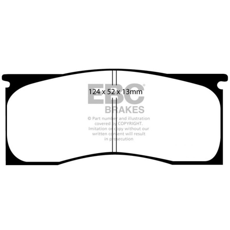 EBC 65-69 Dodge Dart 2.8 Redstuff Front Brake Pads