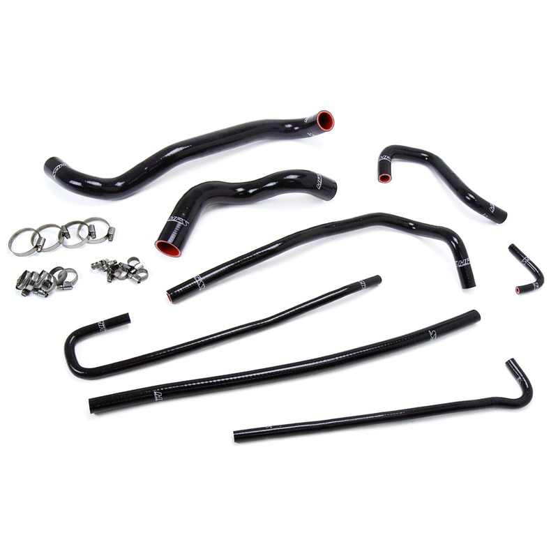 HPS Silicone Radiator + Heater Coolant Hose Kit | 1997 – 2004 Chevrolet Corvette  (57-1316-BLK)