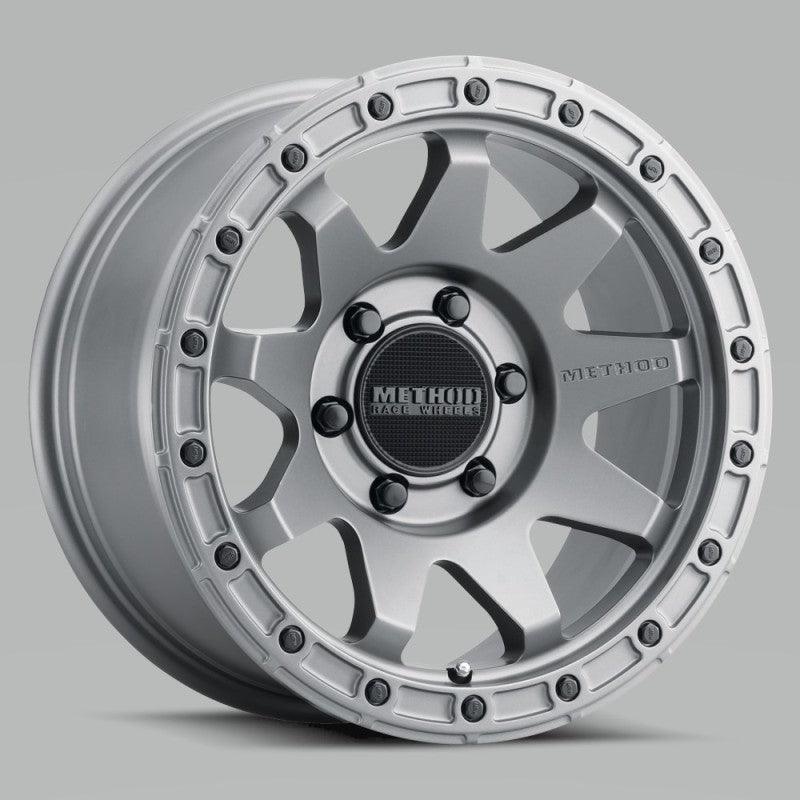 Method MR317 17×8.5 0mm Offset 6×5.5 106.25mm CB Matte Titanium Wheel