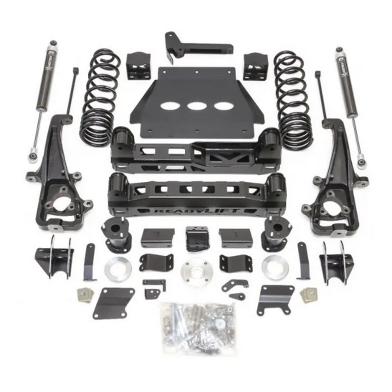 ReadyLift 6″ Lift Kit 2019-2024 Ram 1500 with Falcon Shocks & Factory 22″ Wheels with Big Bore Knuckle