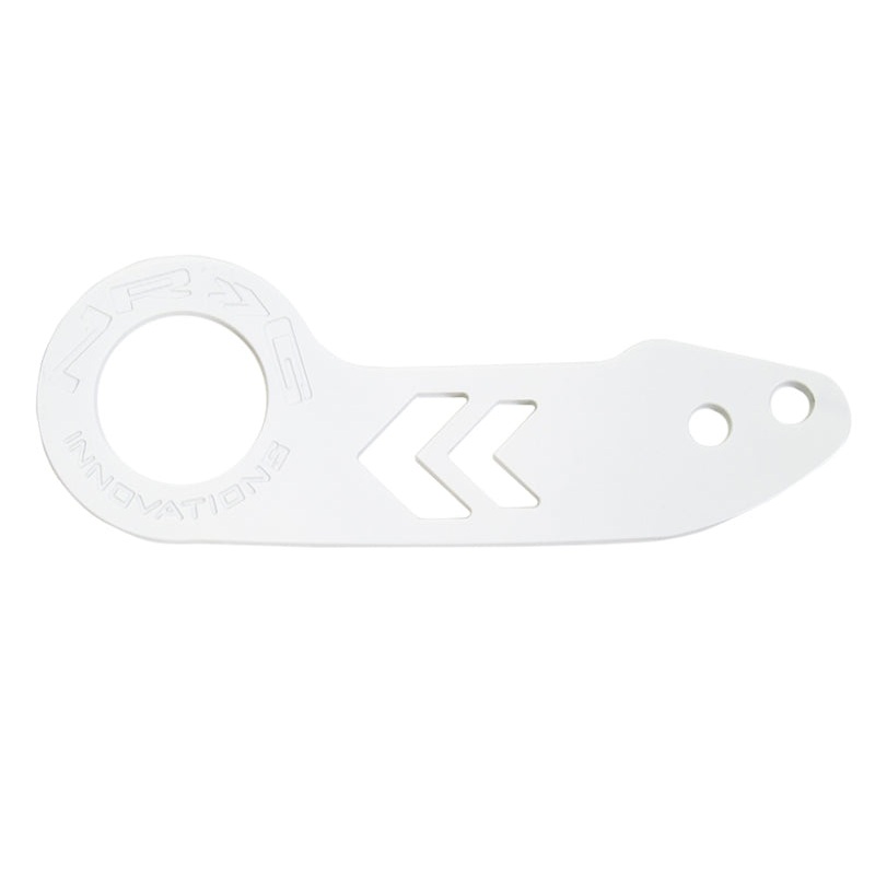 NRG Universal Rear Tow Hook – White Powder Coat