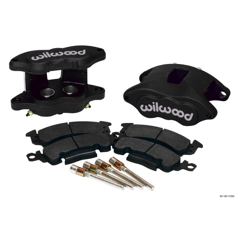 Wilwood D52 Rear Caliper Kit – Black Ano 1.25 / 1.25in Piston 1.28in Rotor