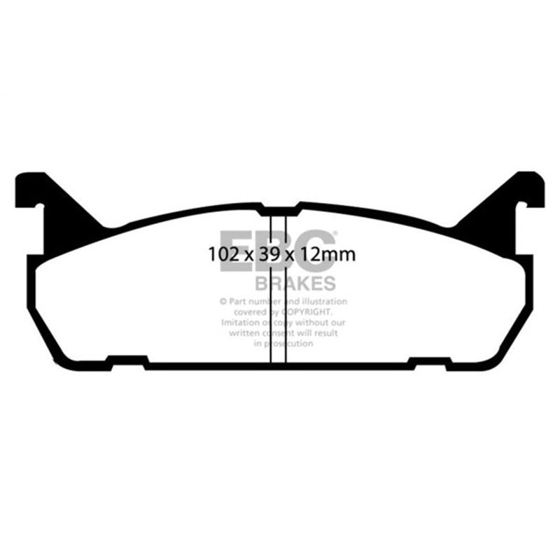 EBC 91-96 Ford Escort 1.8 Greenstuff Rear Brake Pads