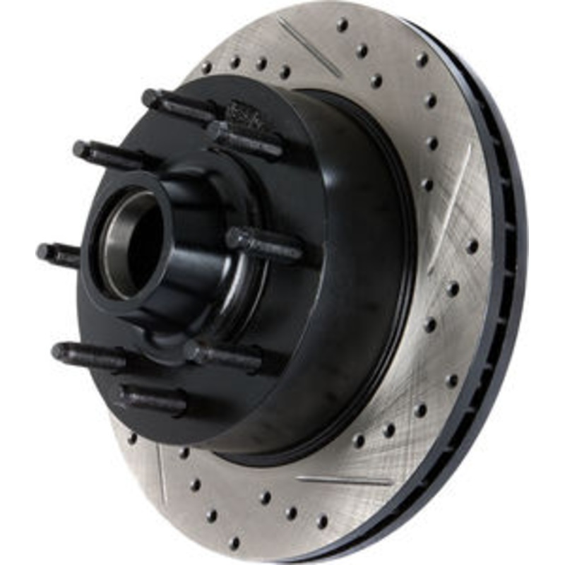 StopTech 14-15 Toyota Highlander / 10-15 Lexus RX350 Front Rear Drilled Rotor and Brake Pad Kit