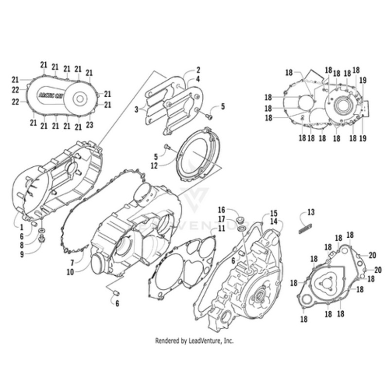 V-Belt Cover Plate by Arctic Cat