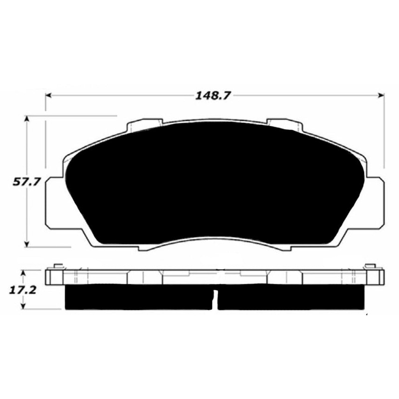 Porterfield Brake Pads for 2005 ACURA NSX