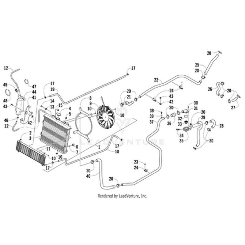 Radiator (Inc. 2-13) by Arctic Cat