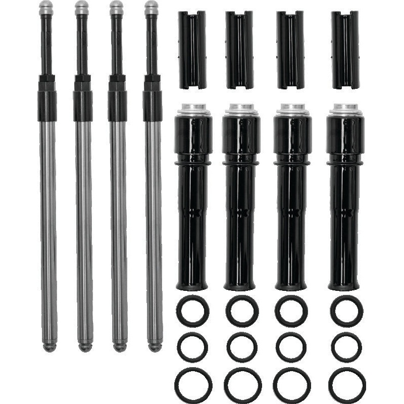 S&S Cycle 99-17 BT Models Quickee Pushrods w/ Gloss Black Covers