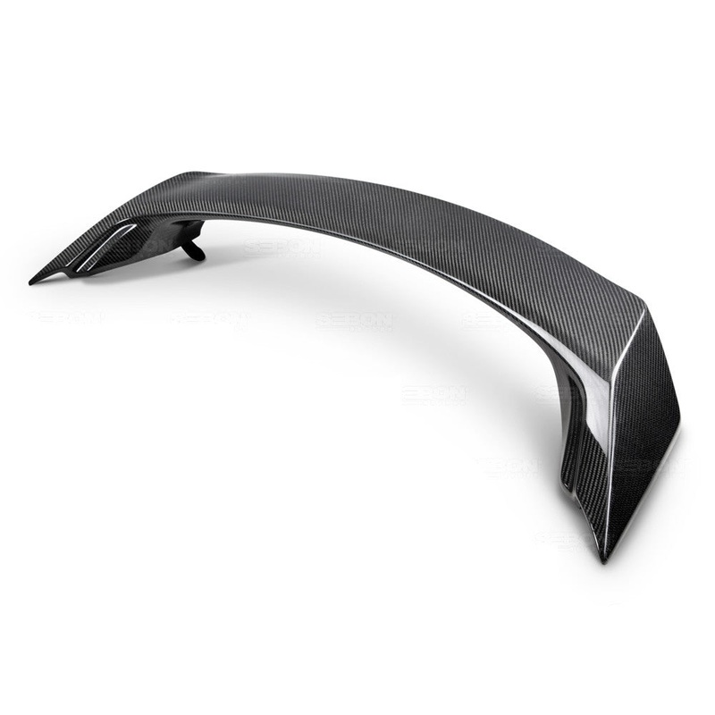 Seibon SI-style carbon fiber rear spoiler for 2014-2015 Honda Civic 2DR