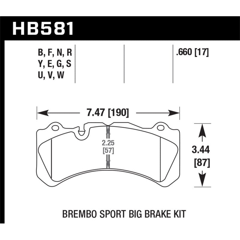 Hawk 09 Nissan GT-R R35 HP+ Street Front Brake Pads