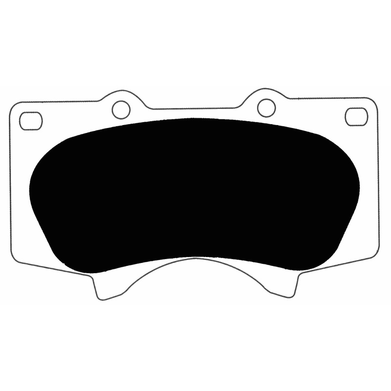 Porterfield Brake Pads for 2010 TOYOTA TACOMA 2WD 6 Lug