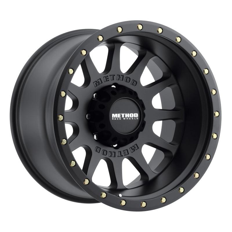 Method MR605 NV 20×10 -24mm Offset 8×6.5 121.3mm CB Matte Black Wheel